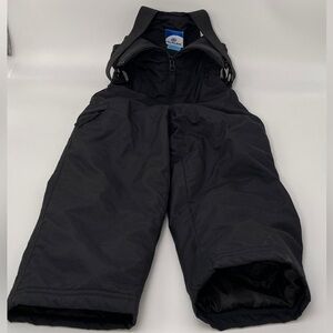 Slalom Children's Black Snow Bib